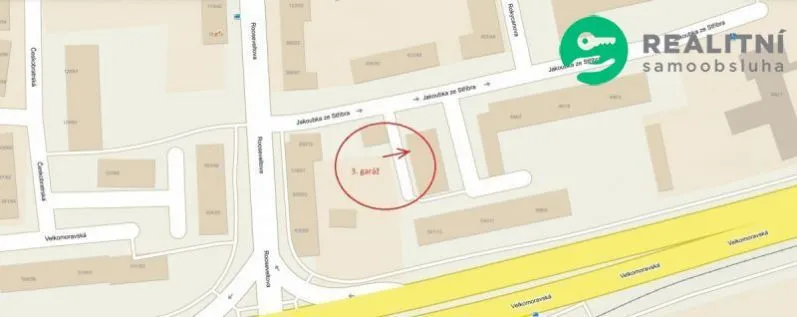 Prodej garáže, Olomouc - Nové Sady, Jakoubka ze Stříbra, 18 m2