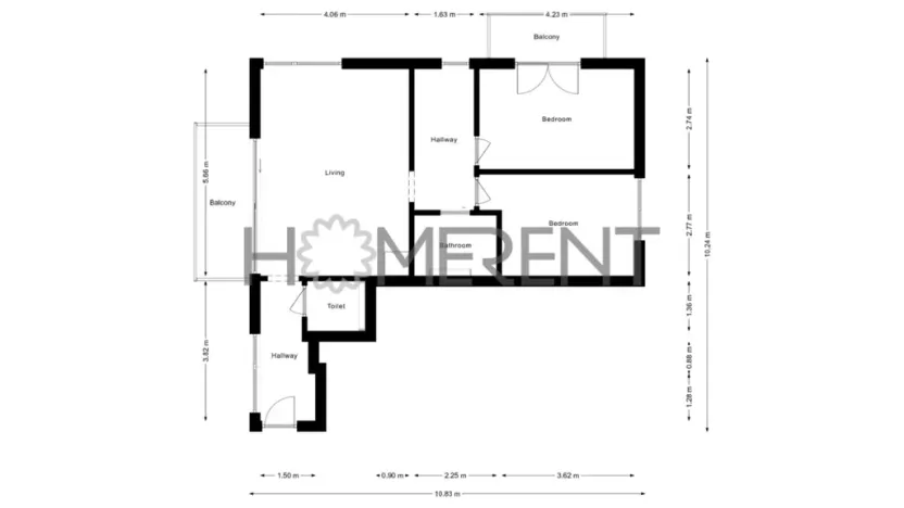 Pronájem bytu 3+kk, Praha, Formanská, 75 m2