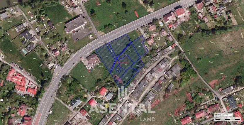 Prodej komerčního pozemku, Petřvald, Ostravská, 6976 m2