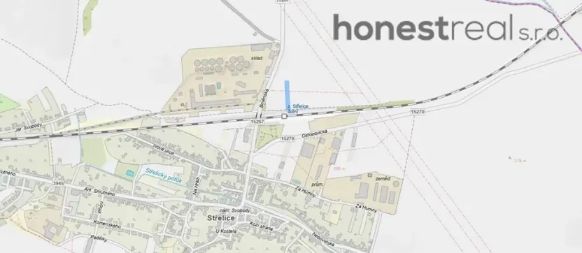 Prodej pole, Střelice, 2363 m2