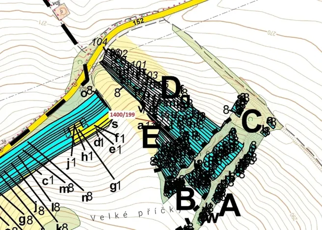 Dražba lesa, Ivančice, 16 m2