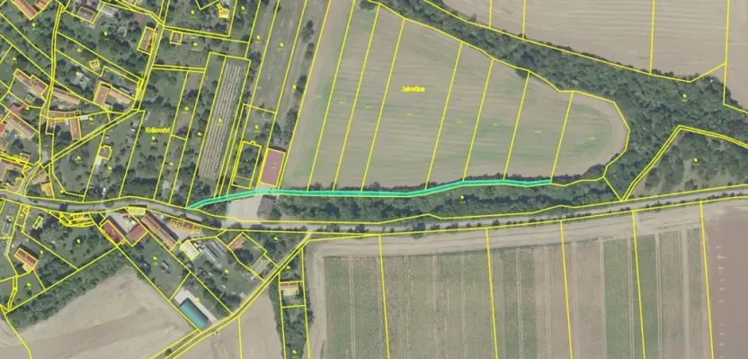 Dražba pozemku, Třebovle, 1078 m2