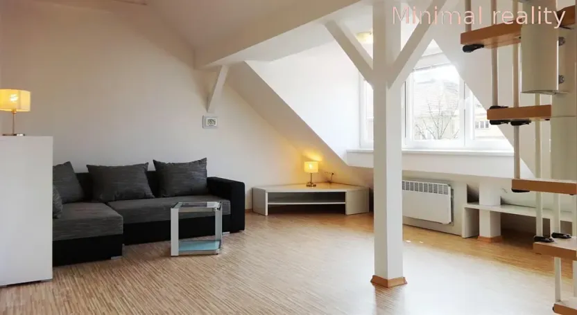 Pronájem bytu 1+kk, Brno, Vodova, 46 m2