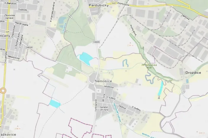 Prodej pole, Pardubice - Nemošice, Vodárenská, 62635 m2