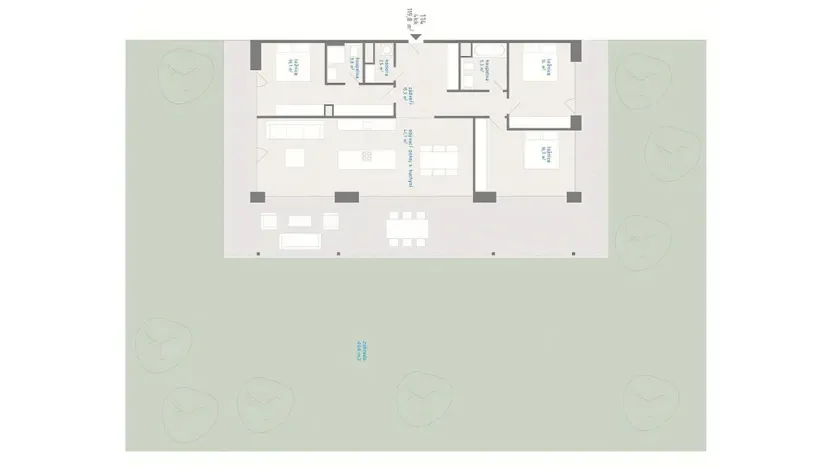 Prodej bytu 4+kk, Hradec Králové - Kukleny, Pražská třída, 120 m2