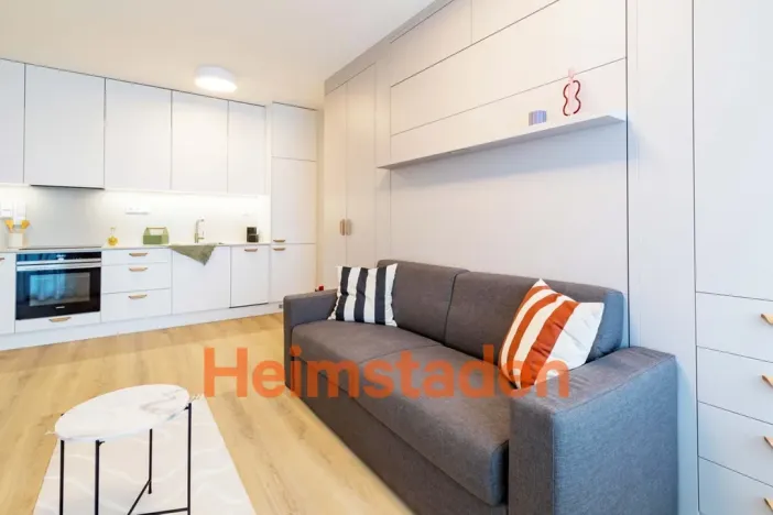 Pronájem bytu 1+kk, Praha - Holešovice, Vrbenského, 37 m2