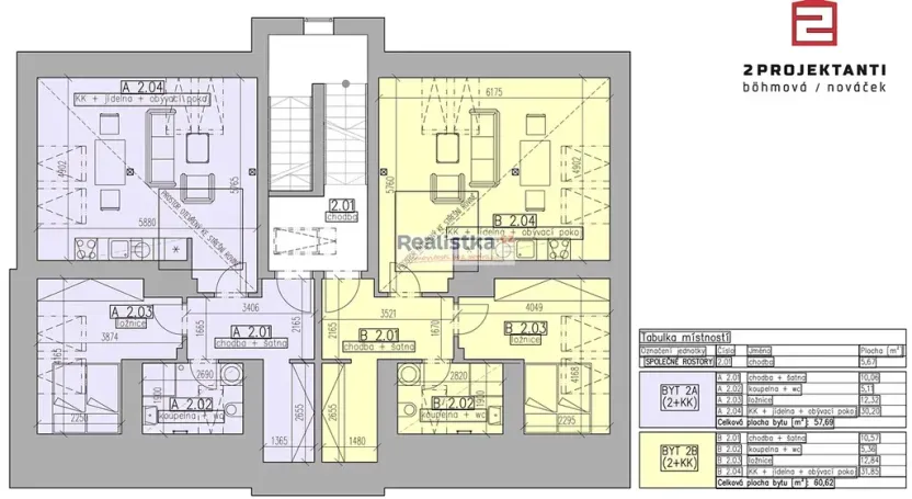 Pronájem bytu 2+kk, Starý Plzenec, Havlíčkova, 58 m2