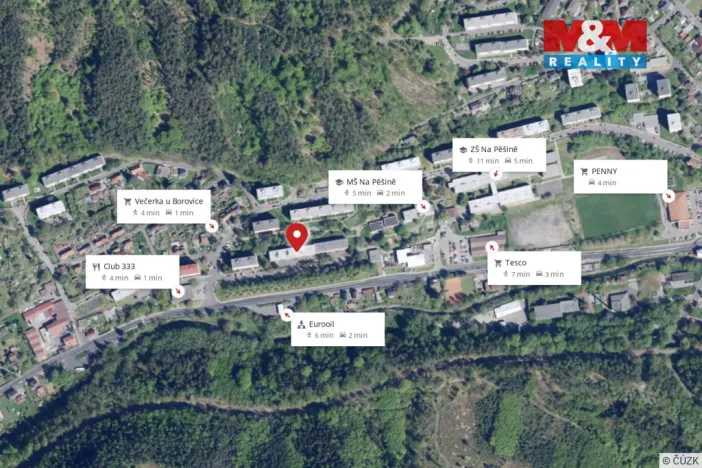 Prodej bytu 2+1, Děčín - Děčín IX-Bynov, Teplická, 61 m2