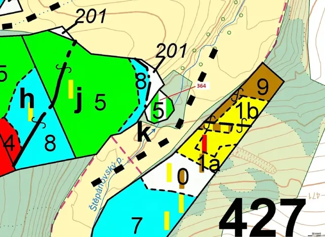 Dražba lesa, Vlašim, 838 m2