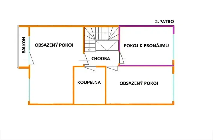 Pronájem pokoje, Brno, Marie Hübnerové, 14 m2