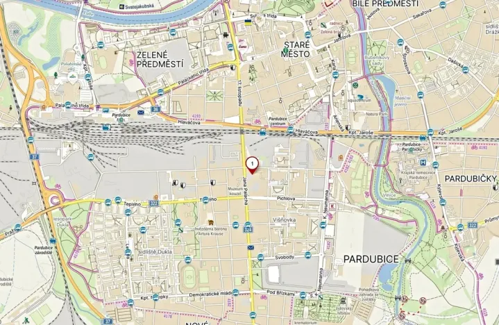 Pronájem skladu, Pardubice - Zelené Předměstí, Jana Palacha, 211 m2