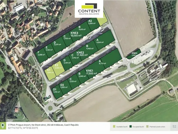 Pronájem skladu, Kněževes, Nad Kovárnou, 1931 m2