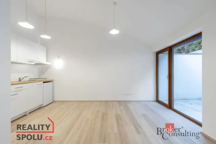 Pronájem bytu 1+kk, Brno - Horní Heršpice, Sokolova, 26 m2