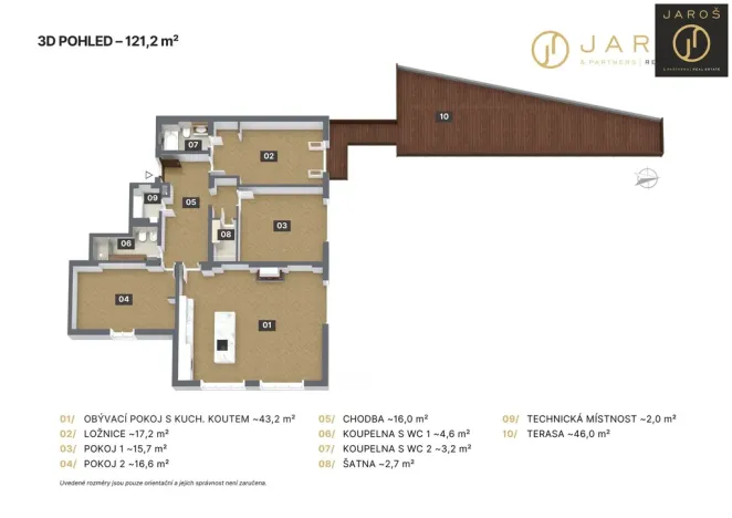 Prodej bytu 4+kk, Praha - Dejvice, V Šáreckém údolí, 121 m2