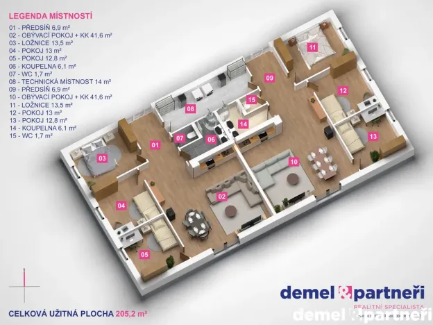 Prodej apartmánu, Mikulovice, Na Bukovci, 205 m2