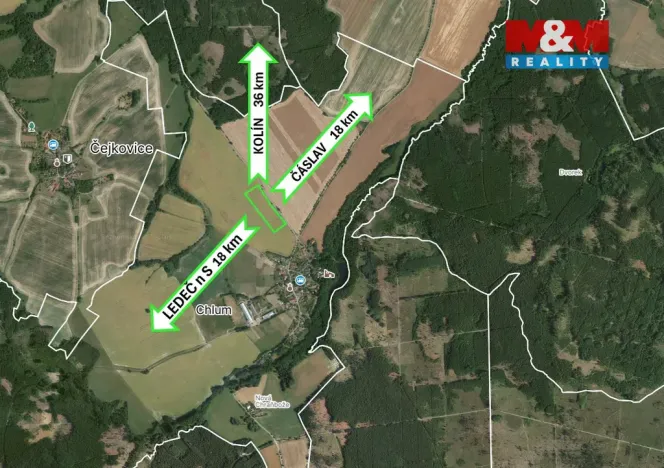 Prodej pole, Zbýšov, 15611 m2