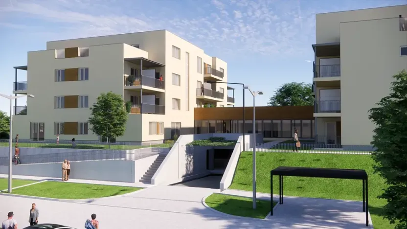 Pronájem bytu 1+kk, Slavkov u Brna, Nerudova, 39 m2