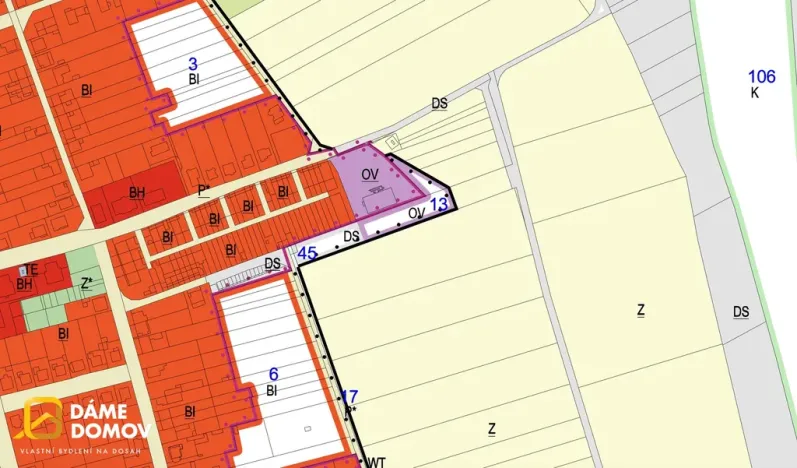 Prodej komerčního pozemku, Tlumačov, 4301 m2