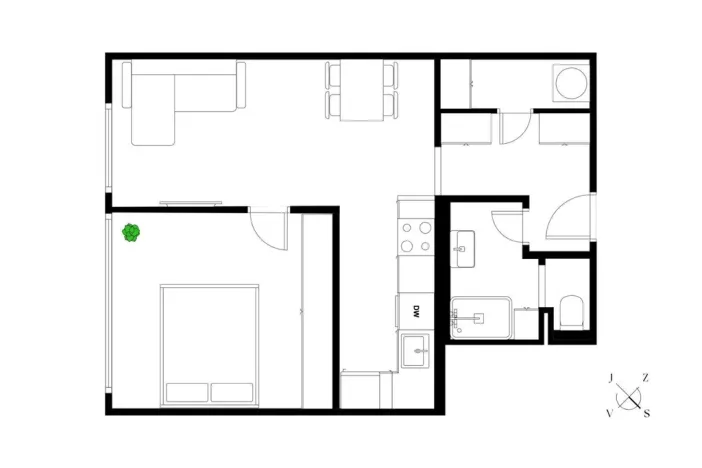 Prodej bytu 2+kk, Praha - Vršovice, Bulharská, 42 m2