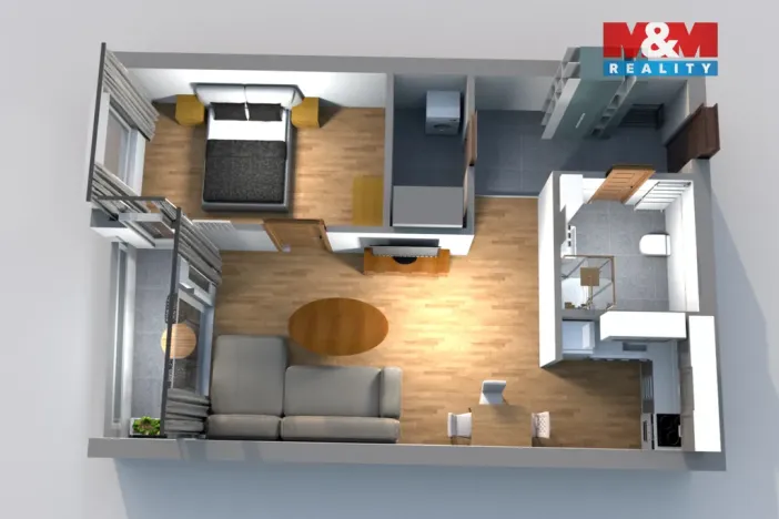 Pronájem bytu 2+kk, Kolín, Václavská, 52 m2