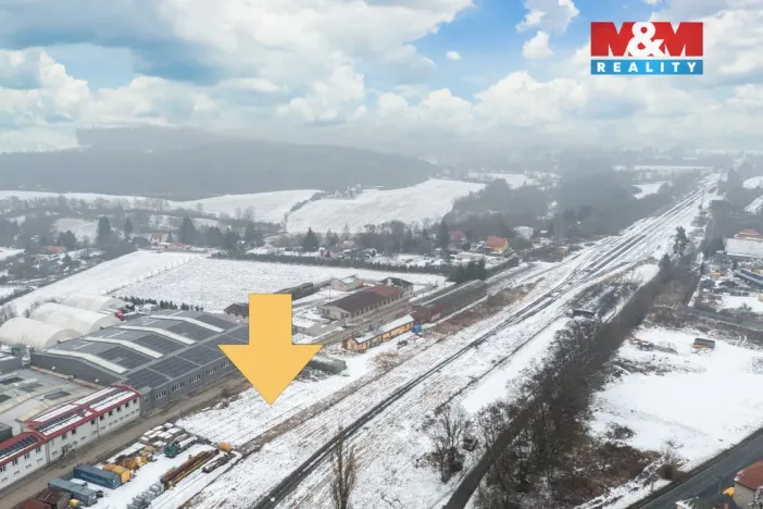 Pronájem komerčního pozemku, Chrást, 1600 m2