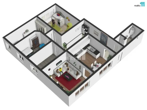 Prodej bytu 5+1, Chlumec nad Cidlinou - Kladruby, 223 m2