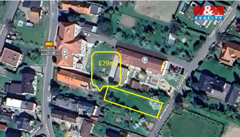 Prodej pozemku pro bydlení, Mokré Lazce, Záhumenní, 829 m2