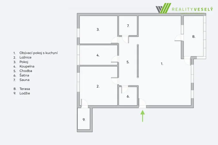 Prodej bytu 3+kk, Hodonín, Legionářů, 132 m2