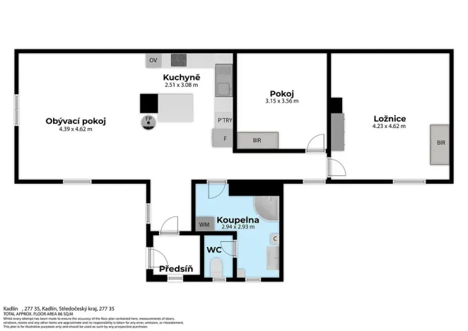Prodej rodinného domu, Kadlín, 120 m2