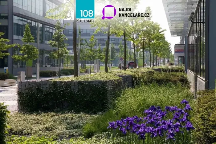 Pronájem kanceláře, Praha - Chodov, V parku, 1073 m2