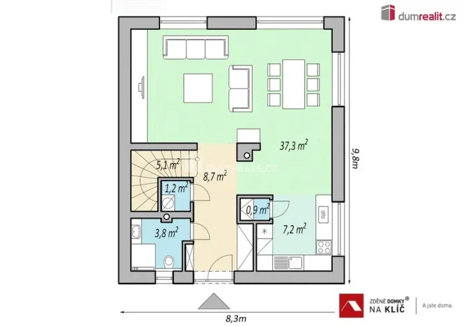 Prodej rodinného domu, Luhačovice, Mlýnská, 121 m2