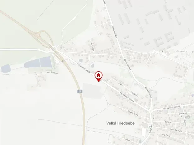 Prodej pozemku pro bydlení, Velká Hleďsebe, Pohraniční stráže, 2088 m2