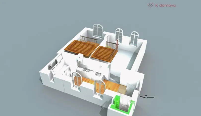 Prodej bytu 2+1, Brno - Staré Brno, Hybešova, 79 m2