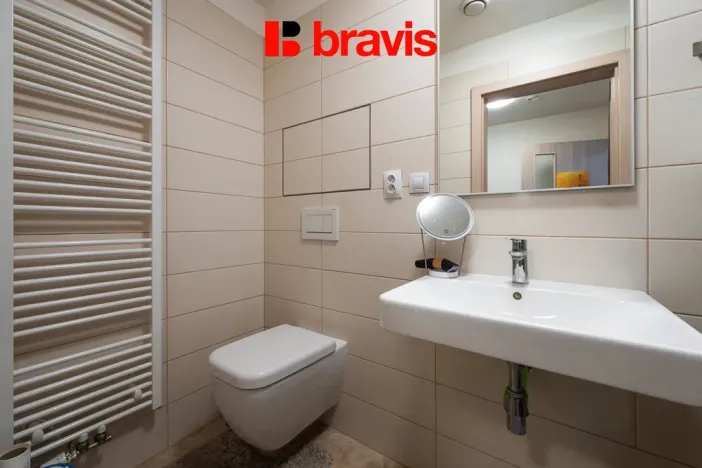 Pronájem bytu 1+kk, Brno - Pisárky, Poříčí, 31 m2