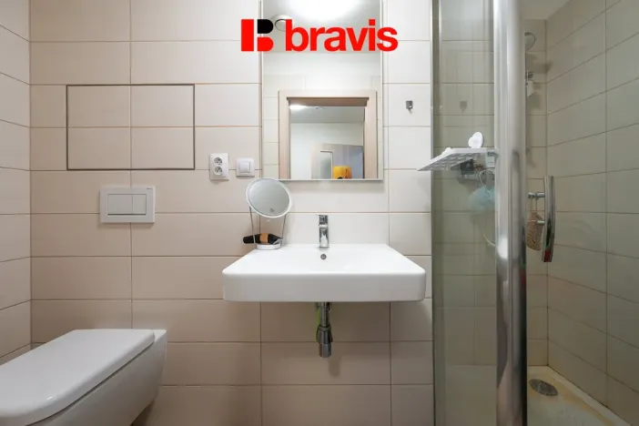 Pronájem bytu 1+kk, Brno - Pisárky, Poříčí, 31 m2