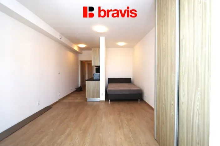 Pronájem bytu 1+kk, Brno - Pisárky, Poříčí, 31 m2