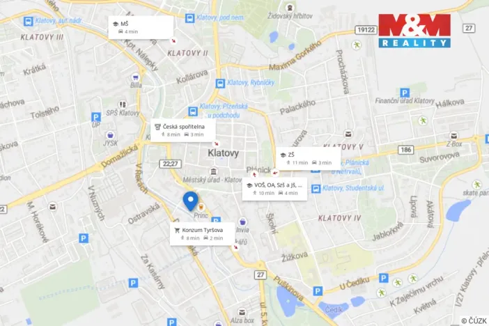 Pronájem bytu 2+1, Klatovy - Klatovy IV, Na Bělidle, 70 m2