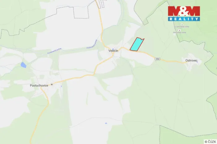 Prodej pole, Velečín, 33271 m2