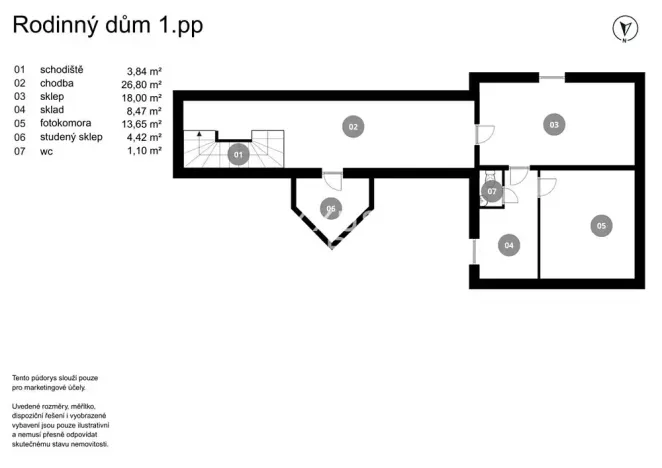 Prodej rodinného domu, Praha - Nebušice, V březinkách, 522 m2