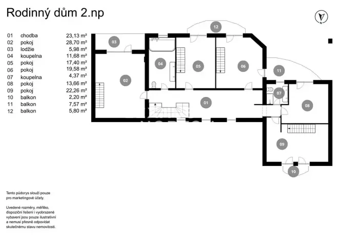 Prodej rodinného domu, Praha - Nebušice, V březinkách, 522 m2
