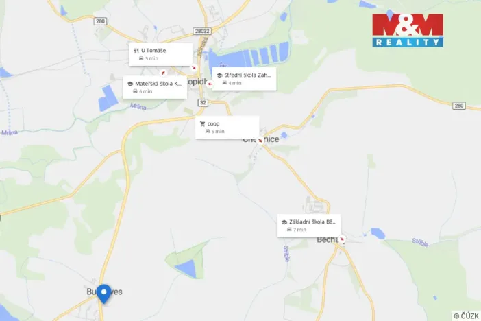 Prodej bytu 3+1, Budčeves, 60 m2