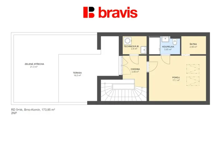 Prodej pozemku pro bydlení, Brno, Chaloupky, 701 m2