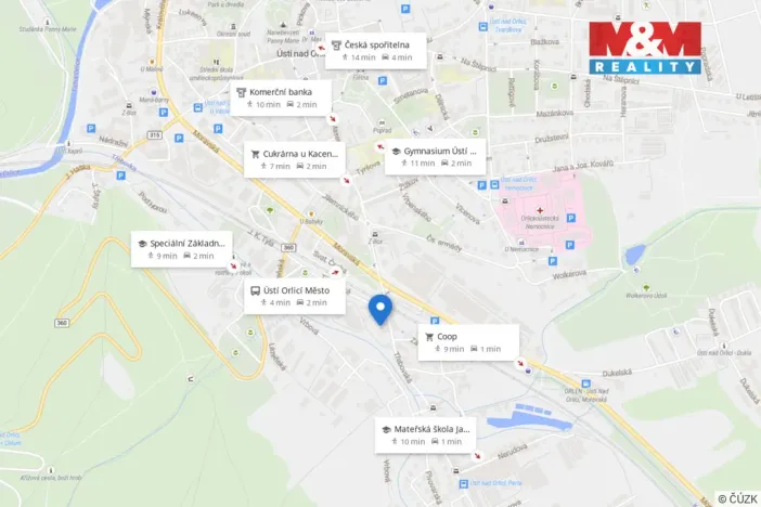 Prodej činžovního domu, Ústí nad Orlicí, Třebovská, 560 m2