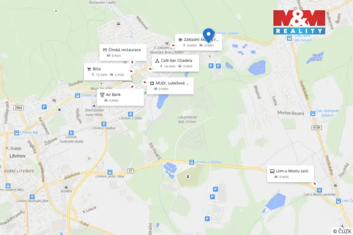 Prodej bytu 2+1, Litvínov - Horní Litvínov, Koldům, 52 m2