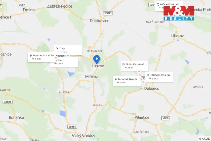 Prodej pozemku pro bydlení, Lanžov, 2486 m2