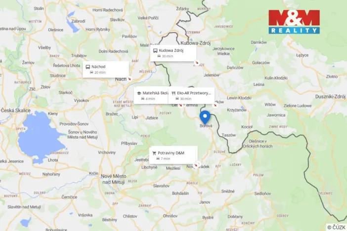 Prodej pozemku pro bydlení, Borová, 1250 m2