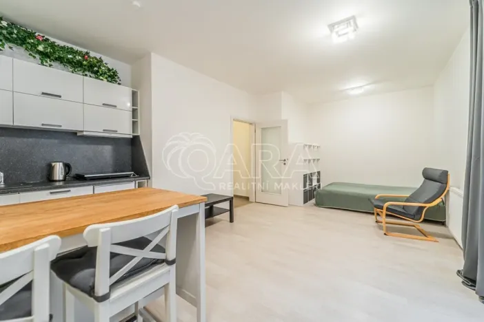 Pronájem bytu 1+kk, Praha - Karlín, U Mlýnského kanálu, 36 m2