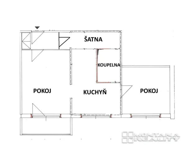 Prodej bytu 2+1, Přerov, U Tenisu, 52 m2