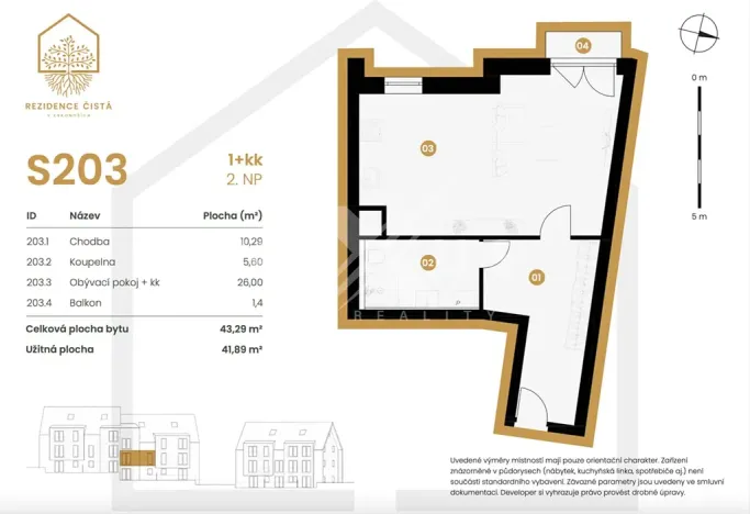 Prodej apartmánu, Černý Důl, 42 m2