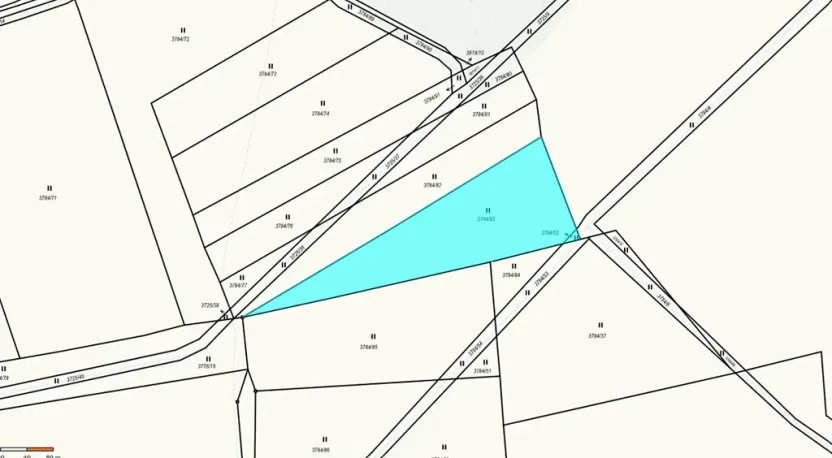 Dražba louky, Jaroměř, 2755 m2